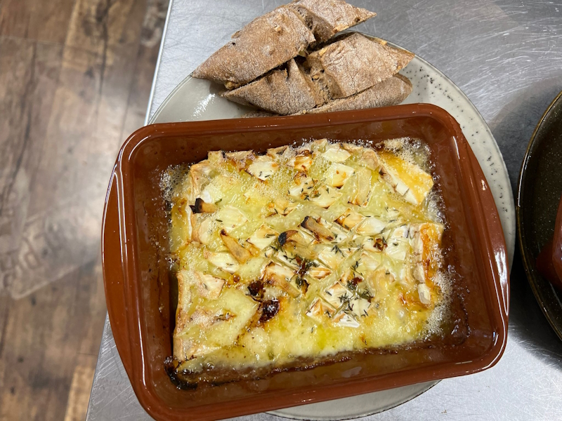 Gebackener Brie mit Feigenchutney